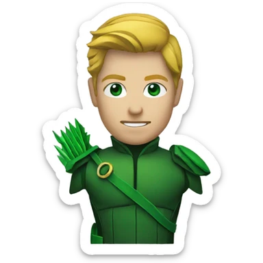 green arrow down sticker