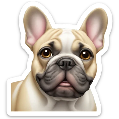 French bulldog sticker