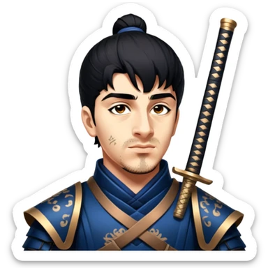 Vigilant Samurai sticker