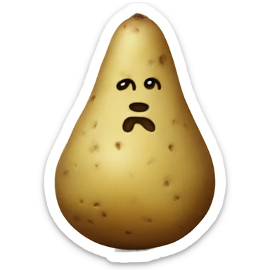 a potato pawn sticker