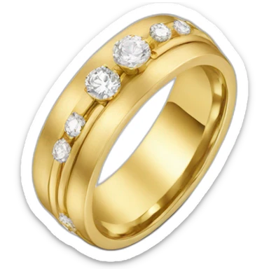 Modern Wedding rings sticker