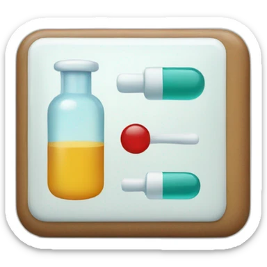 tablet of medicine sticker