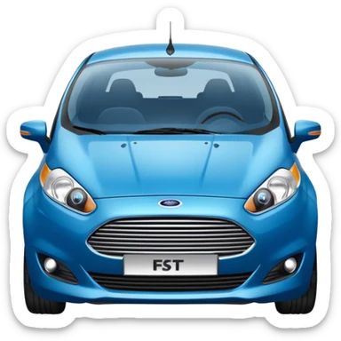 Car Ford fiesta sticker