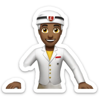 Emirates flight  sticker