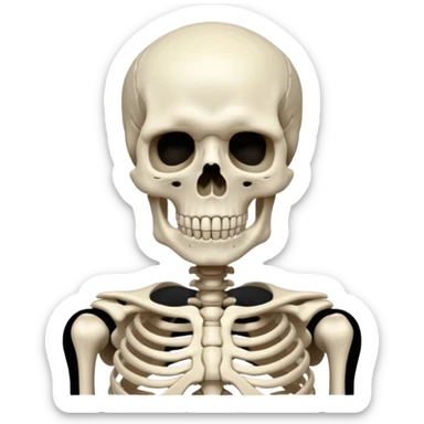 Skeleton sticker