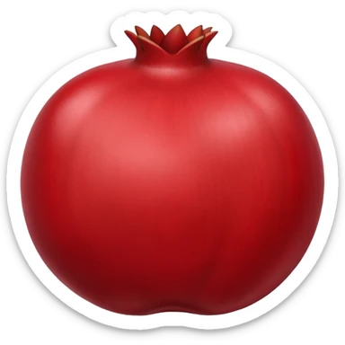 A pomegranate sticker
