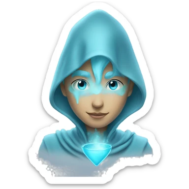 magic elixir pastel blue sticker