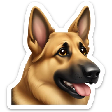 German shepherd sticker
