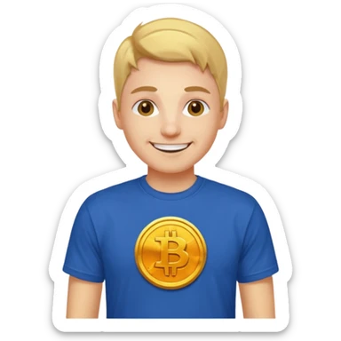 crypto person sticker