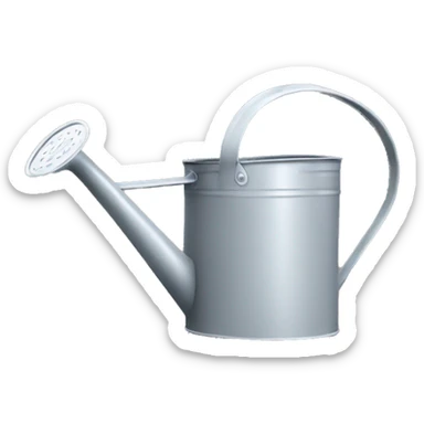 gray watering can sticker