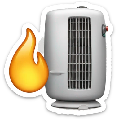 heater and hater sticker