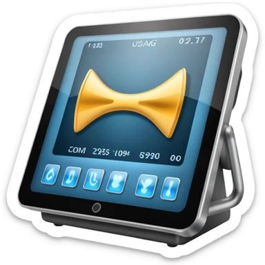 ultrasound machine system - large new more front view large ones sticker