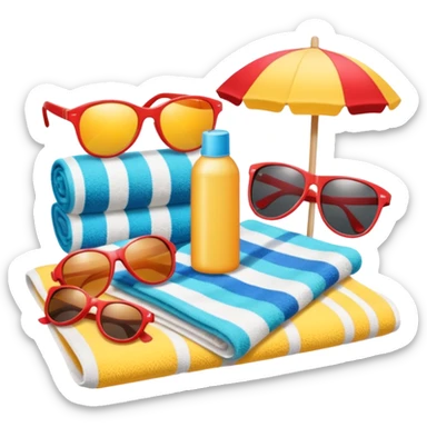 vacation equipment sticker
