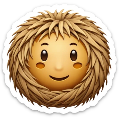 tumbleweed no face sticker