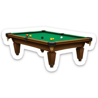 billard table sticker