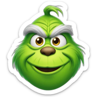 Grinch sticker