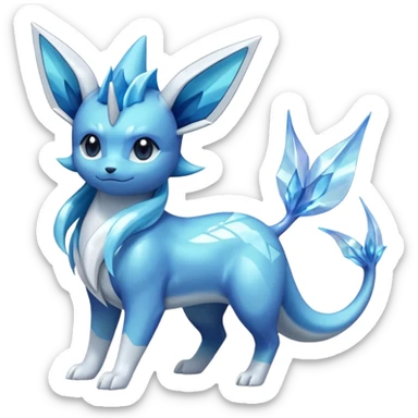 Vaporeon-Glaceon-Suicune-Amaura-Dialga-fusion sticker