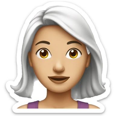 Femme voilé sticker