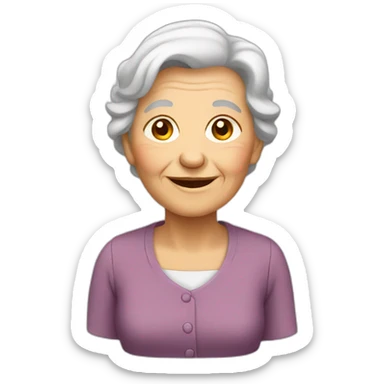 Old Lady sticker