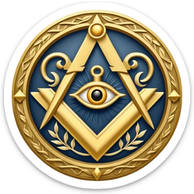 Freemason Symbols sticker