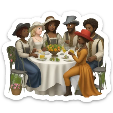 Renaissance Garden Party sticker