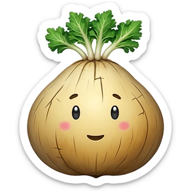 turnip root sticker