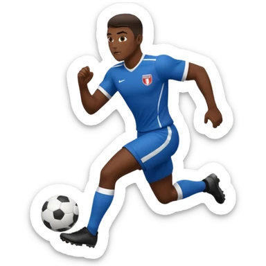 jugador de futbol sticker