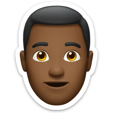 Chad emoji face sticker