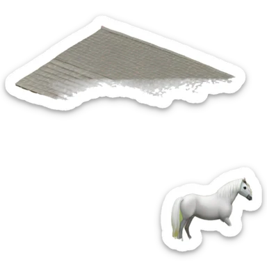 Horse stable sticker