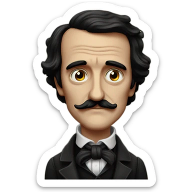Edgar Allan poe sticker
