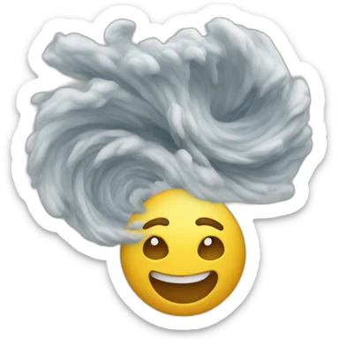 Turbulent whirls sticker