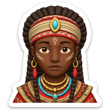 A ancient tribal African sticker