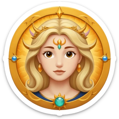 Virgo sun, leo moon, capricorn rising sticker