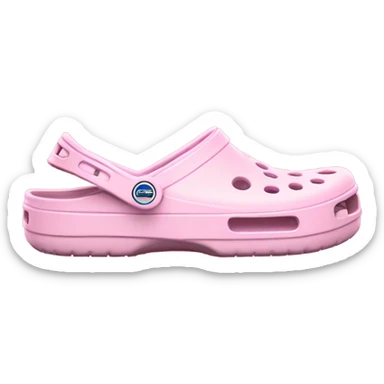 Light pink crocs sticker
