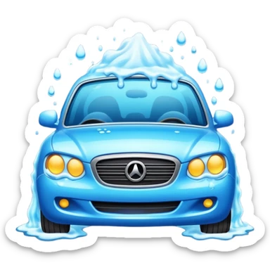 generate emoji for car wash icon sticker