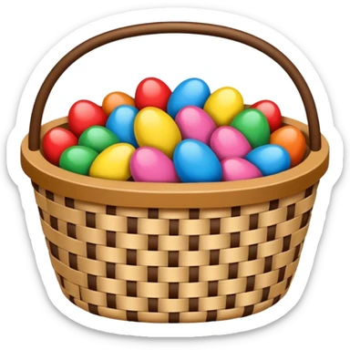 mi occorre l'emoji del tipico panaro della tombola napoletana sticker