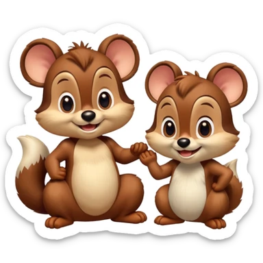 Chip and dale sticker