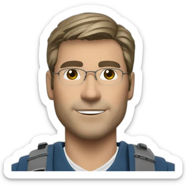 Attorney David Cox of Bassberry law firm kayaking sticker