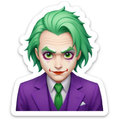 Joker from DC comics sticker