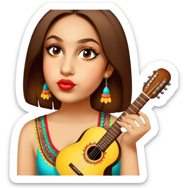 Vibrant Festival Singer sticker