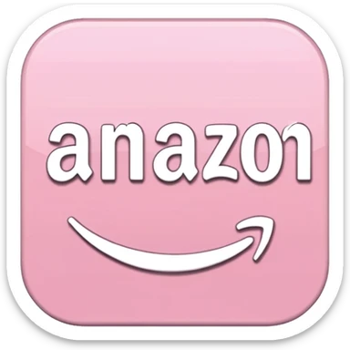amazon prime video aesthetic logo in pastel pink sticker