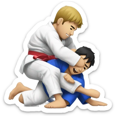 armbar submission BJJ with opponent sticker