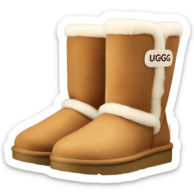 Mini ugg boots sticker
