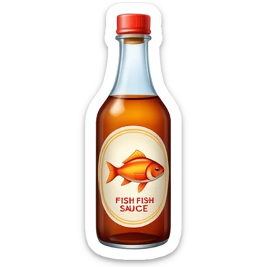 asian, Fish sauce sticker