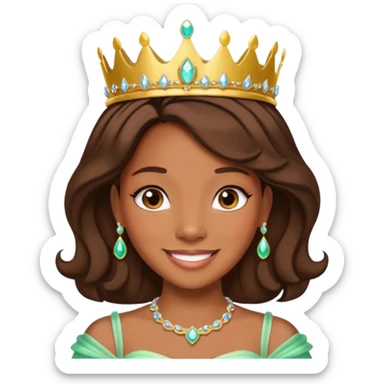 tiana princess sticker
