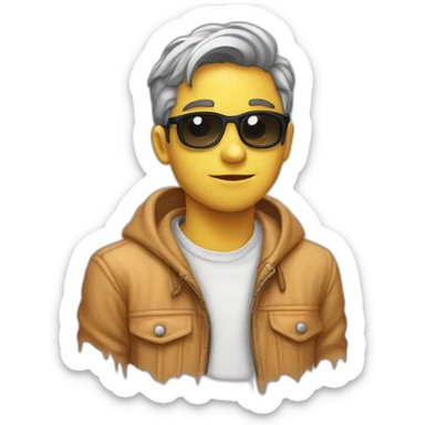 Un chico de doce catorze años con drip sticker