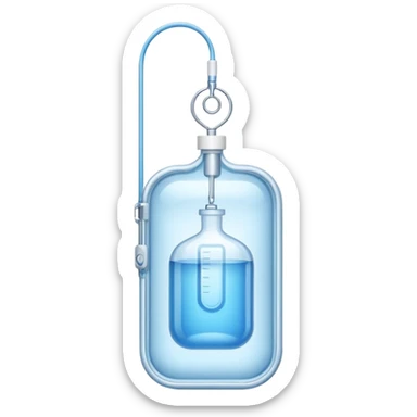 medical IV Bag pain medication sticker