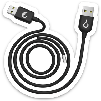 charge cable sticker