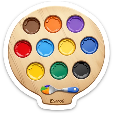 Paint Palette sticker