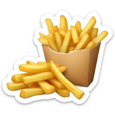 papas fritas sticker